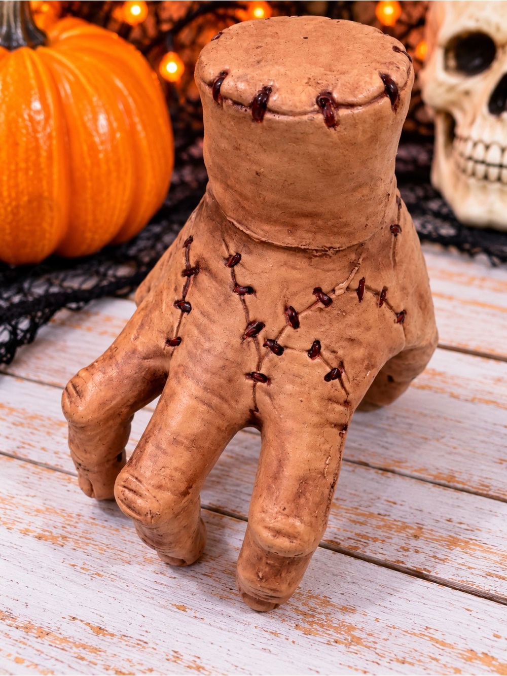 Creepy Stitched Severed Hand Halloween Prop Decor 🎃💀